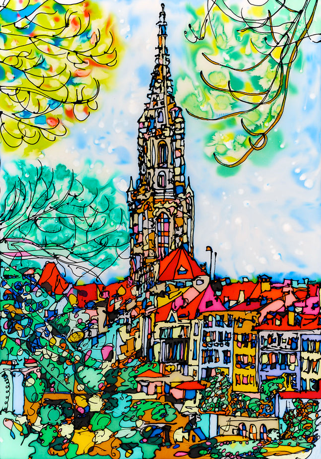 Bern, Münster | Leinwand-Bild | B-4010 - baumannkunst.ch
