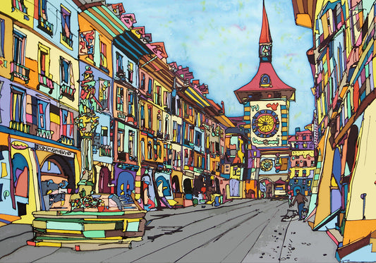 Bern, Zytglogge | Leinwand-Bild | B-4013 - baumannkunst.ch