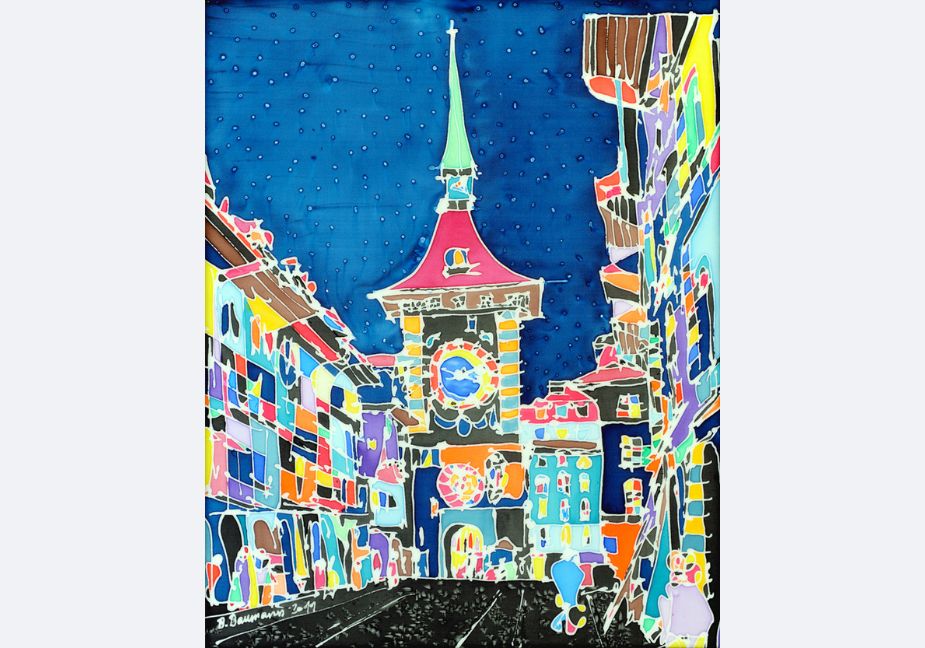 Bern, Zytglogge bei Nacht | Leinwand-Bild | B-4017 - baumannkunst.ch