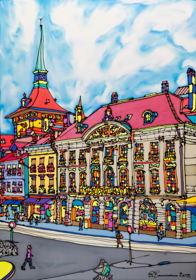 Bern, Theatergasse | Leinwand-Bild | B-4026 - baumannkunst.ch