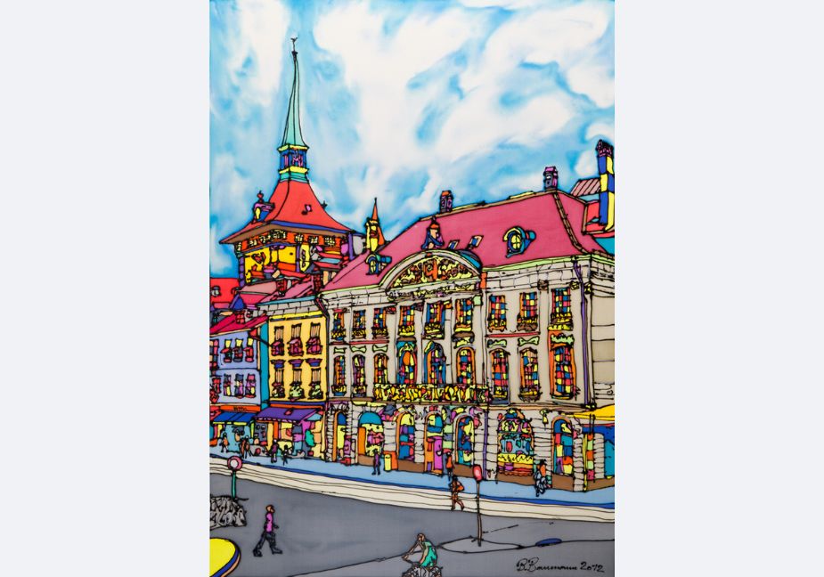Bern, Theatergasse | Leinwand-Bild | B-4026 - baumannkunst.ch