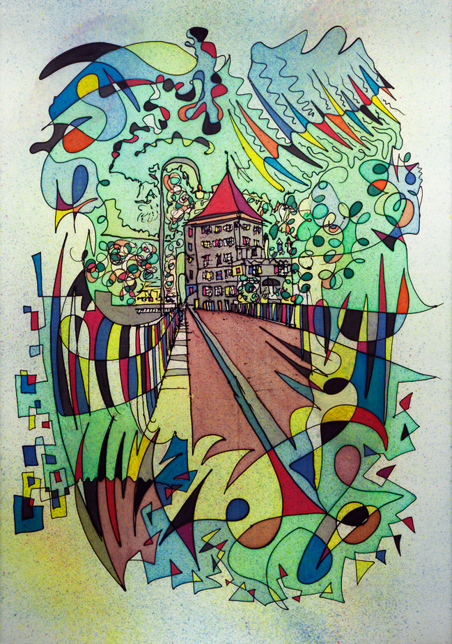 Bern, Untertorbrücke | Leinwand-Bild | B-4029 - baumannkunst.ch