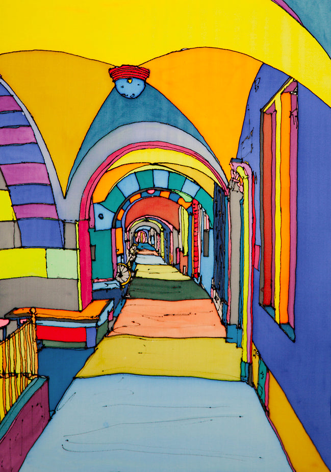 Bern, Laube Junkerngasse | Leinwand-Bild | B-4036 - baumannkunst.ch