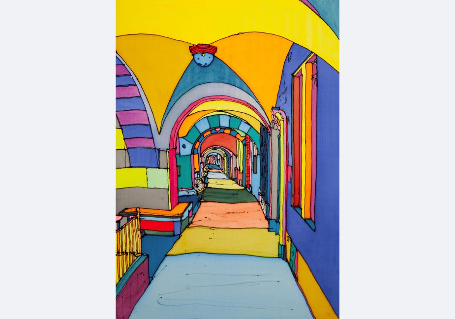 Bern, Laube Junkerngasse | Leinwand-Bild | B-4036 - baumannkunst.ch