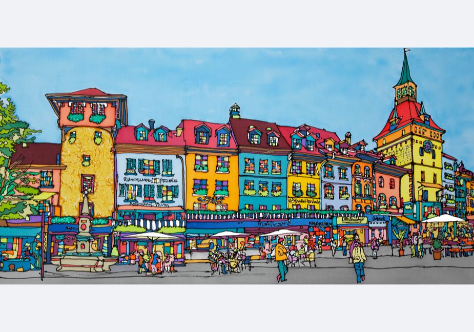 Bern, Holländerturm | Leinwand-Bild | B-4038 - baumannkunst.ch