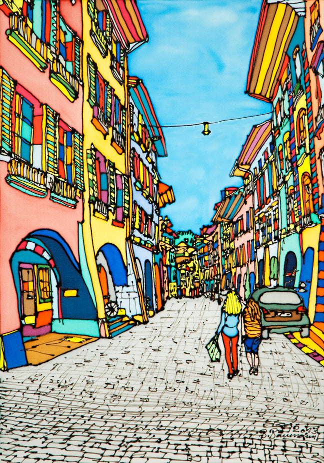 Bern, Junkerngasse | Leinwand-Bild | B-4040 - baumannkunst.ch
