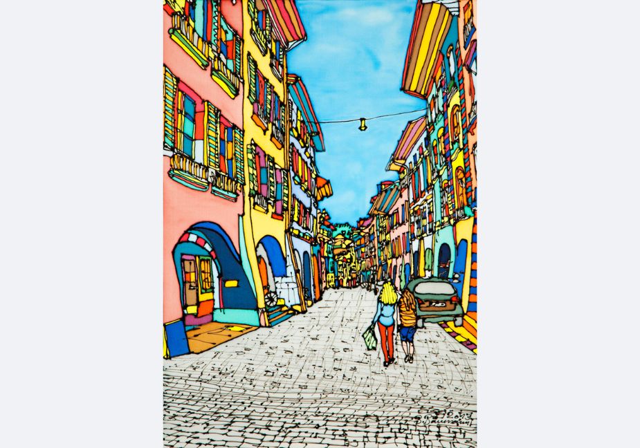 Bern, Junkerngasse | Leinwand-Bild | B-4040 - baumannkunst.ch