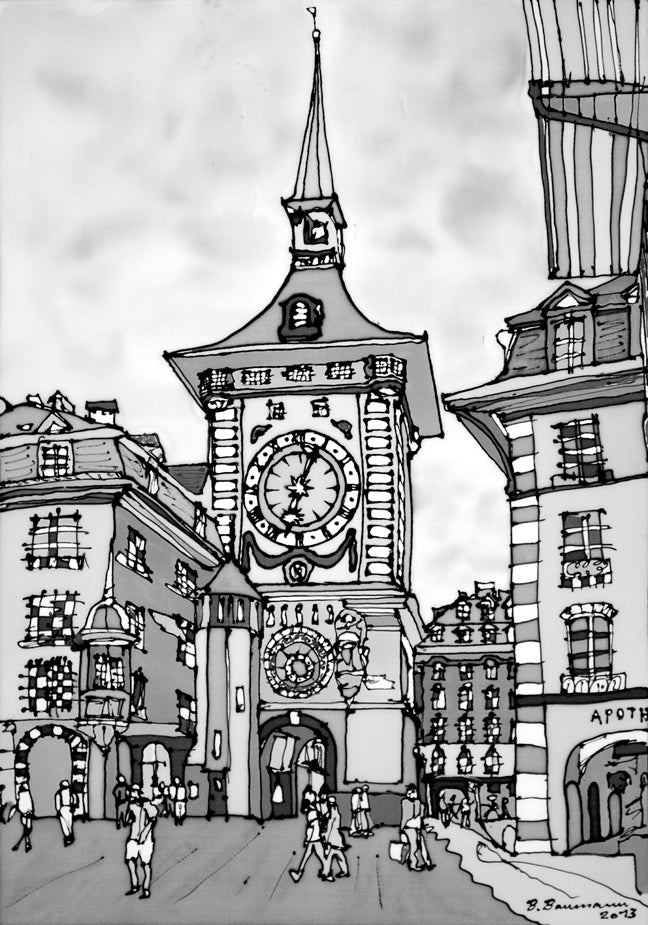 Bern, Zytglogge SW | Leinwand-Bild | B-4041 - baumannkunst.ch