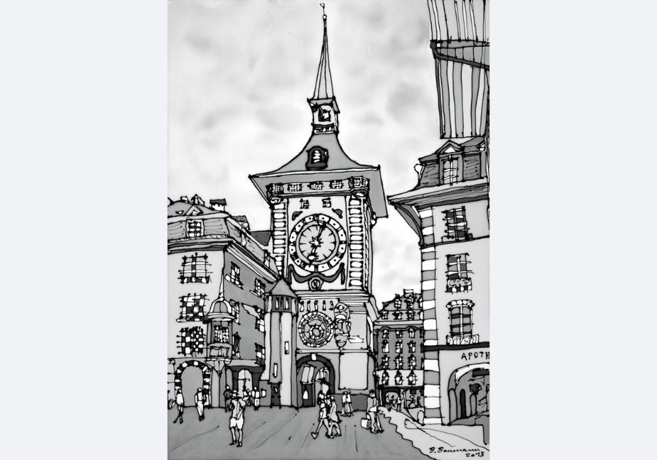 Bern, Zytglogge SW | Leinwand-Bild | B-4041 - baumannkunst.ch