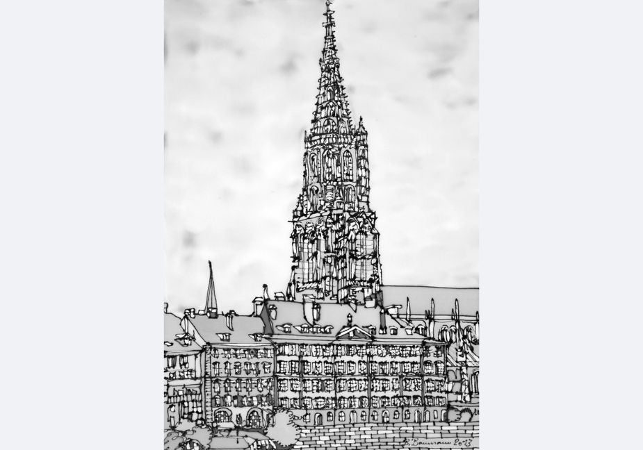 Bern, Münster SW | Leinwand-Bild | B-4042 - baumannkunst.ch