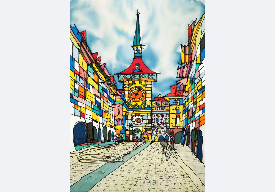Bern, Zytglogge | Leinwand-Bild | B-4054 - baumannkunst.ch