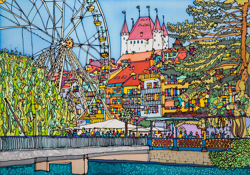 Thun, Mühleplatz | Leinwand-Bild | B-4057 - baumannkunst.ch