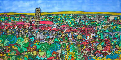 Freiburg / Fribourg | Leinwand-Bild | B-4053 - baumannkunst.ch