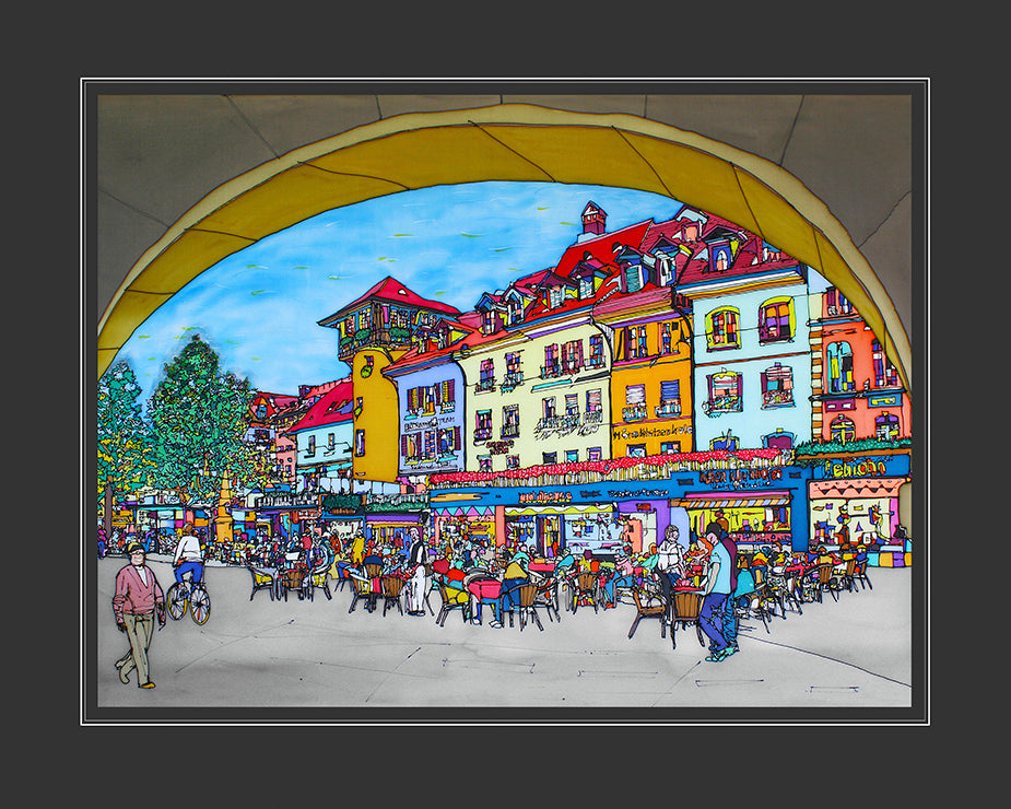 Bern, Waisenhausplatz | Posterdruck | P-7014 - baumannkunst.ch