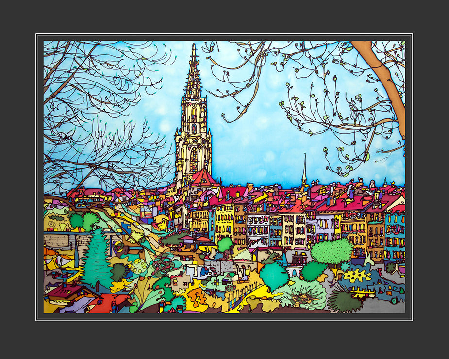 Bern, Münster vom Muristalden | Posterdruck | P-7020 - baumannkunst.ch