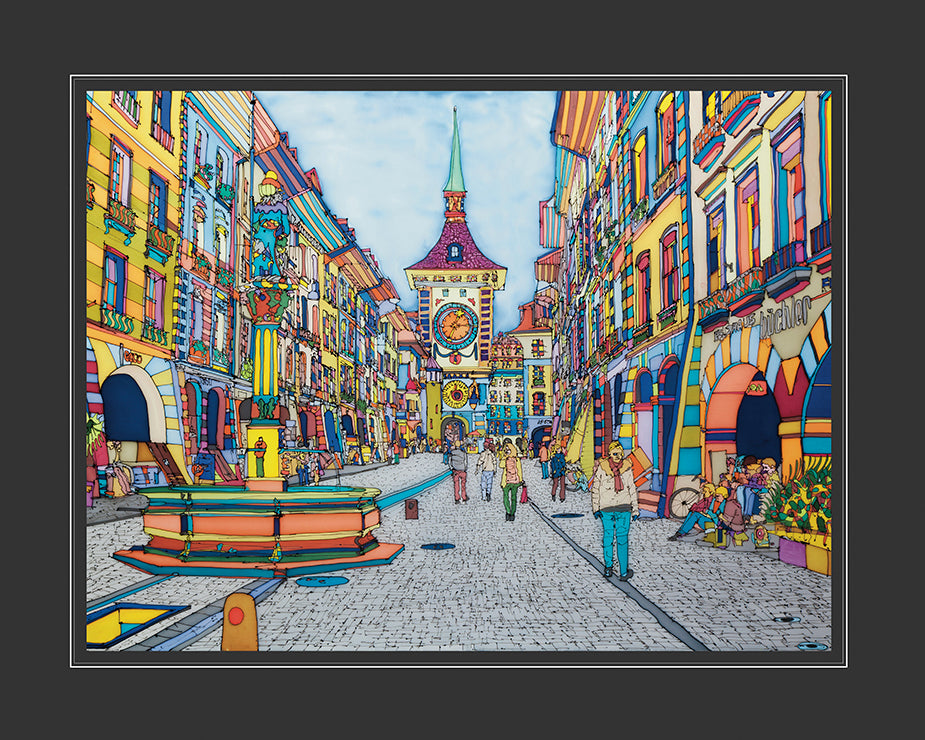 Bern, Zytglogge Kramgasse | Posterdruck | P-7047 - baumannkunst.ch